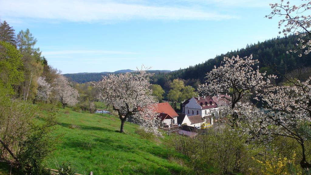 Penzion Padrtuv Mlyn Třebíč Exteriör bild